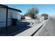 The home has a fenced yard that can be seen from the street at 1316 Lawry Ave, Las Vegas, NV 89106
