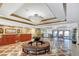 Inviting lobby area featuring a circular seating area and decorative lighting at 30 Strada Di Villaggio # 118, Henderson, NV 89011