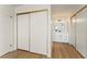Hallway with a view of the bathroom, showcasing modern design elements and convenient layout at 307 Balsa St, Henderson, NV 89002