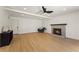 Spacious living room with wood floors, fireplace and furniture at 307 Balsa St, Henderson, NV 89002