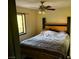 Cozy bedroom with natural light and a ceiling fan, creating a comfortable and relaxing retreat at 3167 El Cedro Cir, Las Vegas, NV 89121