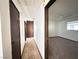 Hallway showing access to a bedroom and closet at 4303 Paramount St, Las Vegas, NV 89115