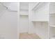 Spacious walk-in closet equipped with built-in shelving and ample storage space at 4760 Verdet St, Las Vegas, NV 89147