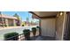 Private patio with storage closet is great for outdoor relaxing and enjoying the neighborhood at 5295 Indian River Dr # 305, Las Vegas, NV 89103