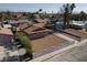 This single-story house features a gravel yard and long driveway at 922 Westminster Ave, Las Vegas, NV 89119