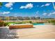 Gorgeous pool and spa with stunning views of the golf course and nearby mountain, perfect for entertaining guests at 9233 Canyon Mesa Dr, Las Vegas, NV 89144