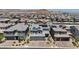 Street view features many two-story homes with desert landscaping and mountain views at 10058 Matter Overlook Dr, Las Vegas, NV 89178
