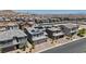 Street view features many two-story homes with desert landscaping and mountain views at 10058 Matter Overlook Dr, Las Vegas, NV 89178