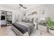 Staged primary bedroom with walk-in closet and neutral decor at 2724 Natalie Ave, Las Vegas, NV 89121