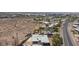 Scenic aerial view of home, neighborhood, and surrounding landscape at 335 W Basic Rd, Henderson, NV 89015