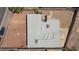 Top-down aerial image of the home's roof and surrounding yard at 335 W Basic Rd, Henderson, NV 89015