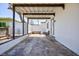 Spacious covered patio featuring dark wood beams at 335 W Basic Rd, Henderson, NV 89015