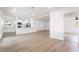 Spacious living room featuring an open concept design and new floors at 343 W Basic Rd, Henderson, NV 89015