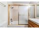 Bathroom with shower-tub combination at 3629 Laguna Verde Way, Las Vegas, NV 89121