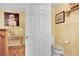 Upstairs bathroom with framed art, fresh decor, and neutral palette for a clean, inviting feel at 3741 Via Gaetano, Henderson, NV 89052
