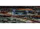 View of the impressive and modern Allegiant Stadium set against the dazzling Las Vegas cityscape at night at 3750 S Las Vegas Blvd # 4507, Las Vegas, NV 89158