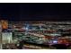 Enjoy glittering Las Vegas strip views at night, featuring Allegiant Stadium in the distance at 3750 S Las Vegas Blvd # 4507, Las Vegas, NV 89158