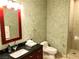 Well-appointed bathroom features a granite countertop, a vessel sink, and a glass-enclosed shower at 4575 Dean Martin Dr # 303, Las Vegas, NV 89103