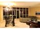 Bright, open space with floor to ceiling windows, dining area and sleek modern furniture at 4575 Dean Martin Dr # 303, Las Vegas, NV 89103