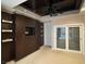 Bedroom boasting custom storage solutions and a statement ceiling fan at 4575 Dean Martin Dr # 705, Las Vegas, NV 89103