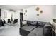 Open-concept living and dining area with modern décor and comfortable seating at 4955 Jeffreys St # 605, Las Vegas, NV 89119
