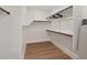 Walk-in closet featuring shelves and clothing rods providing plenty of storage space at 5081 Notting Hill Ave, Las Vegas, NV 89139
