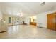 Expansive main bedroom featuring tile floors, ceiling fan and an ensuite bathroom at 2040 Tucuman Ave, Pahrump, NV 89048