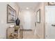 Elegant foyer featuring tile floors and a decorative console table at 2398 Jada Dr, Henderson, NV 89044