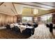 Upscale event space featuring large windows, elegant tables, and a view of the landscape at 2571 Red Springs Dr, Las Vegas, NV 89135