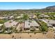 Expansive aerial view of a residential neighborhood, highlighting well-maintained homes and desert landscape at 3048 Red Arrow Dr, Las Vegas, NV 89135