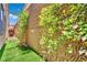 Yard with beautiful plantings along block wall at 333 Mandarin Hill Ln, Henderson, NV 89012