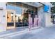 Entrance to Juhl building with reflective windows and signage; easy accessibility at 353 E Bonneville Ave # 711, Las Vegas, NV 89101