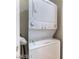 Stackable laundry machine, perfect for a compact laundry area at 353 E Bonneville Ave # 711, Las Vegas, NV 89101