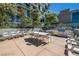 Outdoor patio featuring a barbecue area and comfortable seating, ideal for entertaining and socializing at 353 E Bonneville Ave # 711, Las Vegas, NV 89101