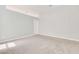Bright bedroom with neutral carpet, white walls, and base trim at 364 Dooley Dr, Henderson, NV 89015