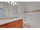 Bathroom with granite countertops, vanity, and combination tub and shower at 4400 S Jones Blvd # 1125, Las Vegas, NV 89103