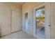 The patio includes convenient storage, and a view of the community and complex at 4400 S Jones Blvd # 1125, Las Vegas, NV 89103