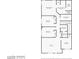 Second-floor floorplan featuring bedrooms, bathrooms, laundry room, and a loft at 8937 Pelican Point St, Las Vegas, NV 89178