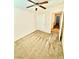 This is a cozy bedroom with standard closet and ceiling fan at 12021 Spice Tree St, Las Vegas, NV 89183