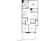 Detailed floorplan featuring primary bedroom, loft, laundry, and additional bedrooms on the second floor at 1556 Pacific Baza St, Las Vegas, NV 89138