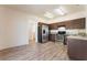 Functional kitchen with stainless steel appliances and hard surface flooring at 2400 Dutchmans Pipe Ct, Las Vegas, NV 89106