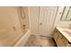 Bathroom with bathtub-shower combo and a vanity at 3930 Starfield Ln, Las Vegas, NV 89147