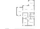 Simplified floor plan offering a bird's-eye view of the home's layout, showcasing room arrangements and overall structure at 6236 Foothill Blvd, Las Vegas, NV 89118