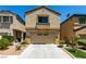 Charming two-story home featuring a two-car garage and low maintenance landscaping at 6548 Butterfly Sky St, North Las Vegas, NV 89084