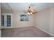 Dining room with ceiling fan and access to patio at 860 Bergamont Dr, Henderson, NV 89002