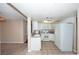 Bright kitchen featuring tiled flooring and white cabinetry at 860 Bergamont Dr, Henderson, NV 89002