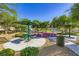 A great outdoor picnic and playground area, perfect for families to gather and enjoy the outdoors at 8842 Duncan Barrel Ave # 103, Las Vegas, NV 89178
