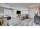 Open-concept living room flows seamlessly into kitchen and offers great natural light at 108 Parker Ranch Dr, Henderson, NV 89012
