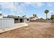 The backyard has a storage shed, covered patio, and block wall, offering a private outdoor space at 4416 Rip Van Winkle Ln, Las Vegas, NV 89102