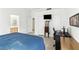 The primary bedroom has light wood flooring with closet and ensuite bathroom access at 4908 Winterset Dr, Las Vegas, NV 89130